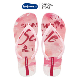 Hotmarzz รองเท้าแตะหูหนีบ รองเท้าแตะสีชมพู HM595