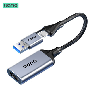 🔥ส่งไวจากไทย🔥Llano การ์ดจับภาพวิดีโอ HDMI เป็น USB 1080P อุปกรณ์บันทึกการ์ดเกม สําหรับเล่นเกม สอนการประชุม ออกอากาศ