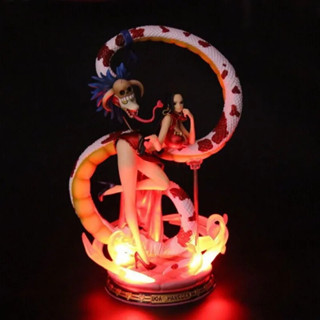 โมเดลฟิกเกอร์ PVC รูปปั้นอนิเมะ One Piece Boa Hancock Queen Snakeji ขนาด 41 ซม. ของเล่นสําหรับเด็ก