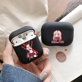 เคสหูฟังซิลิโคน ลายการ์ตูนอนิเมะ Darling in the FranXX สไตล์ญี่ปุ่น สําหรับ AirPods 2 1 Pro Pro 2 1 Zero Two