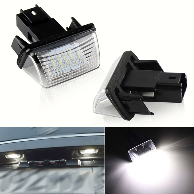 2pcs สําหรับ Peugeot 206 207 407 406 306 307 5008 Tepee B9 Partner (B9/M49/M59) AUTO/รถ Led จํานวนใบ