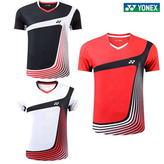 ใหม่ Yonex ชุดเสื้อยืดกีฬาแบดมินตัน ระบายอากาศ แห้งเร็ว ใส่สบาย เหมาะกับฤดูร้อน สําหรับผู้ชาย และผู้หญิง 2023