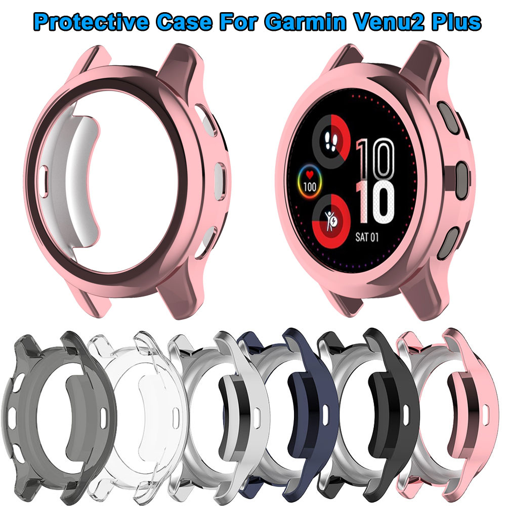เคสป้องกันนาฬิกาข้อมือ TPU แบบนิ่ม สําหรับ Garmin Venu2 Plus Venu 2 Plus