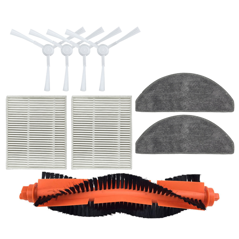 ผ้าม็อบ เข้ากันได้กับ Xiaomi E10 B112 E12 E10C (3C Enhanced Edition) 3C Plus หุ่นยนต์ดูดฝุ่น แปรงด้า