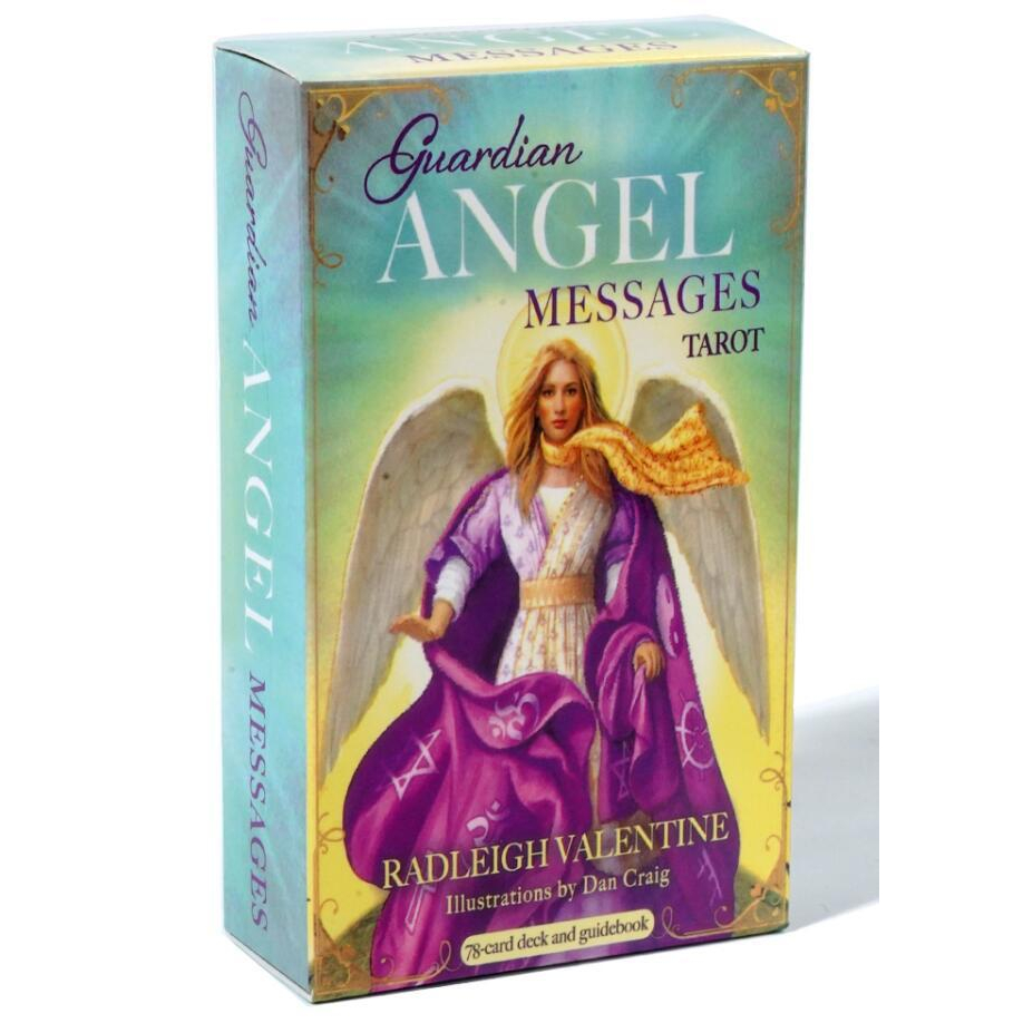 Angel ข้อความ Oracle การ์ด Tarot Card Deck สําหรับผู้เริ่มต้นที่มีความหมาย Keywords Reversed Divination fate เกมกระดาน