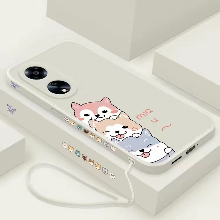 เคส Samsung A12 A52 A02 A02S M12 A72 A32 5G A52S M02S M02 เคส เคสโทรศัพท์ TPU Chaider Soft พร้อมสายค