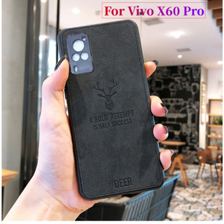 Vivo X90 Pro X80 Pro X70 Pro X60 Pro X50 Pro เคสมือถือป้องกันรอยสําหรับกรณีเนื้อผ้าย้อนยุค