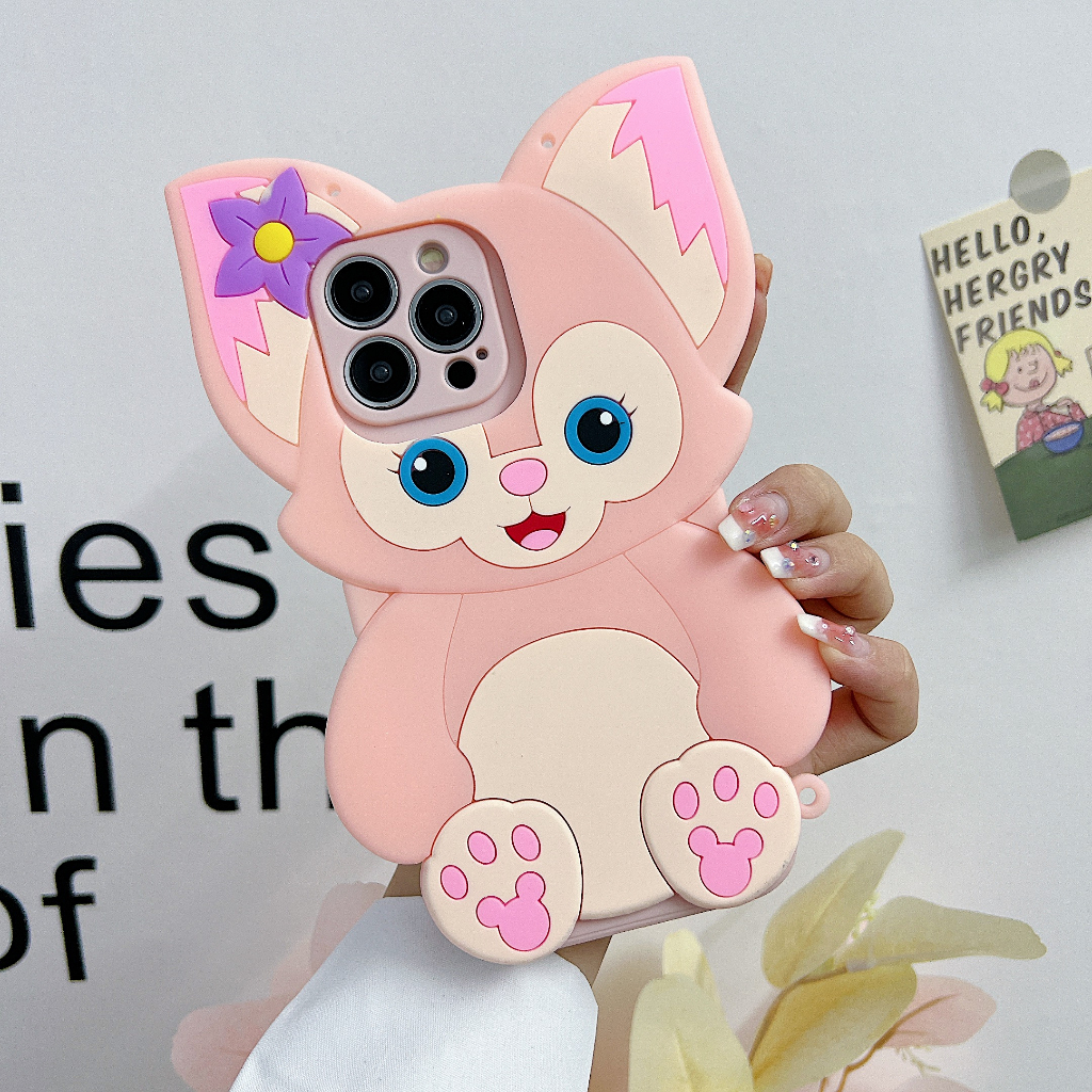 เคสซิลิโคนนิ่ม ลายการ์ตูน Lina Bell 3D สําหรับ OPPO A57 A17 A16 A54 A93 A74 A94 A92 A52 A12 A12E A5s A3s F11 F9 A53 A31 A5 A9 2020 Reno 8 7