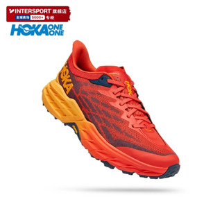 HOKA ONE ONE 【Speedgoat 5】รองเท้าวิ่งข้ามประเทศสำหรับผู้ชาย รองเท้าปีนเขากันลื่น