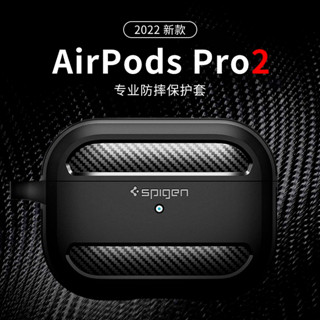 SPIGEN เคสหูฟังซิลิโคน แบบแข็ง สําหรับ Apple Airpods pro2 Airpods 3 Pro