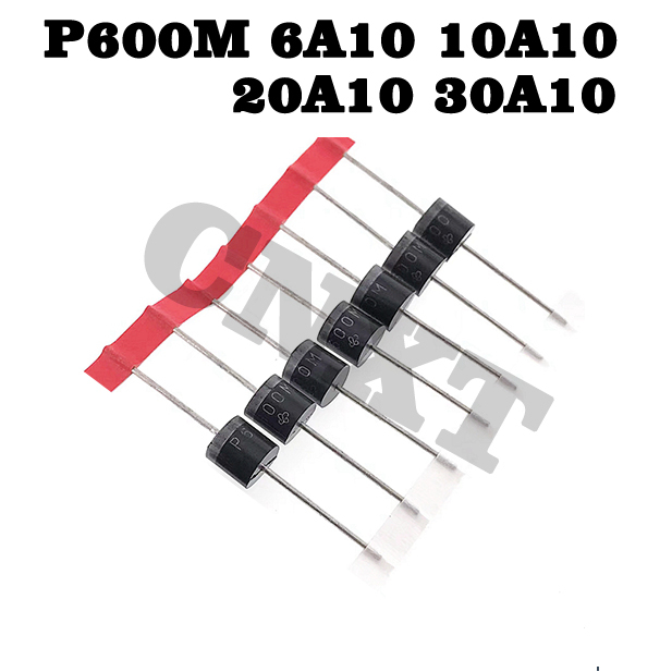 10 ~ 20pcs P600M 6A10 10A10 20A10 30A10 ปลั๊กตรง Rectifier Diode Power High Current Anti-Return Curr