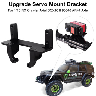 9imod Metal Servo Mount Bracket Servo Base Stand for Axial SCX10 II 90046 AR44 Axle 1/10 Scale RC Crawler RC Racing Car Upgrades