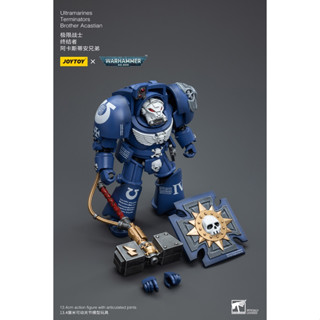 (พร้อมส่ง) ฟิกเกอร์ 1/18 Ultramarines Terminators Brother Acastian - Action figure By JOYTOY(ฟิกเกอร์ของเล่น 4 นิ้ว)