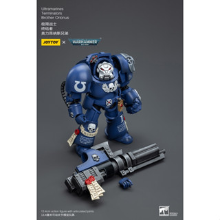 (พร้อมส่ง) ฟิกเกอร์แอกชัน 1/18 Ultramarines Terminators Brother Orionus By JOYTOY(ฟิกเกอร์ของเล่น 4 นิ้ว)