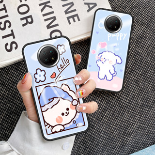 เคสโทรศัพท์มือถือกระจกนิรภัย TPU แบบนิ่ม ขอบแข็ง กันกระแทก สําหรับ Redmi Note 9 5G Note 9 5G เคส