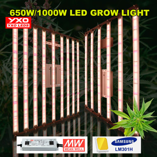 1000W Samsung LM301H V5 Quantum Tech LED เติบโตแถบแสง Meanwell ไดร์เวอร์พืชในร่มเติบโตไฟพร้อมฟังก์ชั่นจับเวลา