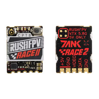 ถังแข่งโดรน RUSHFPV RUSH FPV Race2 RaceII 5V 48CH/37CH VTX SMA TBS 25mW 100mW 200mW SmartAudio FPV VTX สําหรับโดรนแข่งขัน FPV 1 ชิ้น