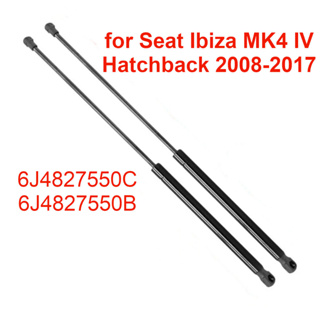 โช้คอัพยกกระโปรงหลัง 6J 2 ชิ้น4827550C 6J4827550B สําหรับ Seat Ibiza MK4 IV Hatchback 2008-2017