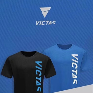 Victas เสื้อยืดลําลอง แขนสั้น ดูดซับเหงื่อ แห้งเร็ว สําหรับผู้ชาย และผู้หญิง เหมาะกับการเล่นกีฬา เทนนิส