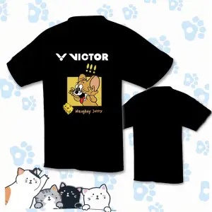 Victor ใหม่ เสื้อกีฬาบาสเก็ตบอล แบดมินตัน ระบายอากาศ แห้งเร็ว ดูดซับเหงื่อ แห้งเร็ว สําหรับผู้ชาย และผู้หญิง 2023