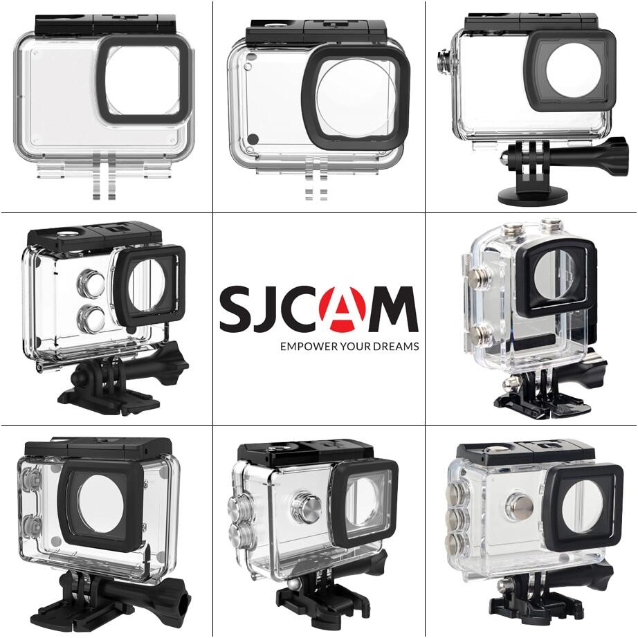 Sjcam เคสกล้องแอคชั่น กันน้ํา อุปกรณ์เสริม สําหรับกล้องดําน้ํา SJCAM SJ6 SJ8 SJ9 SJ10 SJ11 SJ4000 SJ5000 C100 C200 Series