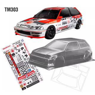 ฐานล้อรถบังคับ 1/10 RC PC บอดี้ Honda Civic 3 1/10 M 210 มม. 1/10 RC M