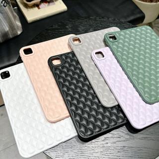 เคส TPU นิ่ม ลายสี่เหลี่ยมขนมเปียกปูน สําหรับ iPad Mini 6 case 8.3 นิ้ว 2021 A2567 Mini 1 2 3 2019 iPad Mini 5 4 2015