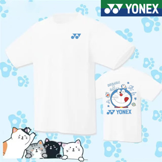 ใหม่ YONEX เสื้อกีฬาแขนสั้น ลายทีมแบดมินตัน YY Group สําหรับผู้ชาย และผู้หญิง 2023