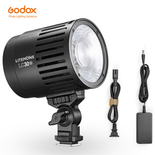 Godox LC30D LC30Bi 3200K-6500K CRI/TLCI Litemons โคมไฟตั้งโต๊ะ LED แบบยืดหยุ่น สําหรับถ่ายภาพ ถ่ายทอดสด