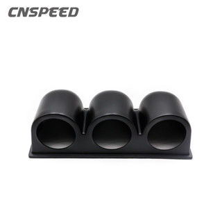 Cnspeed ที่วางเกจมิเตอร์ เกจสามขา 2 นิ้ว 52 มม. สีดํา สําหรับรถยนต์ YC100214