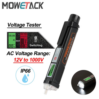 Porometisto ปากกาทดสอบแรงดันไฟฟ้าดิจิทัล 12-1000V ไม่สัมผัส VD01 กันน้ํา กันฝุ่น