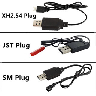 สายชาร์จ 3.7V 1S XH2.54 JST-2P SM-2P ปลั๊ก USB สําหรับ Syma X5HW X5UW X21 X26 X5C X5SW Habsan H107C MJX X400 X800 U818A V959