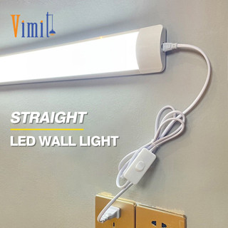 Vimite โคมไฟกลางคืน Led 220V 30 ซม. ประหยัดพลังงาน สีขาวนวล สําหรับออฟฟิศ ครัวเรือน