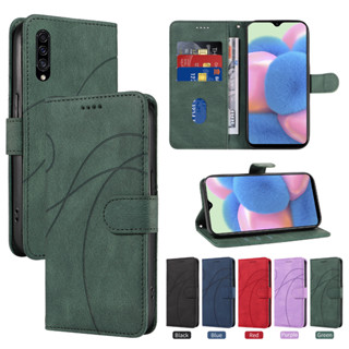 เคสโทรศัพท์หนัง ฝาพับ พร้อมช่องใส่บัตร หรูหรา สําหรับ Samsung Galaxy A70 A70S A50 A50S A30S A40 A30 A20 A10 M10 A7 A9 A8 A6 Plus 2018