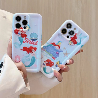 เคสโทรศัพท์มือถือนิ่ม กันกระแทก ลายการ์ตูนเจ้าหญิงดิสนีย์นางเงือก รวมทุกอย่าง สําหรับ iPhone14 13 12 11 Pro MAX