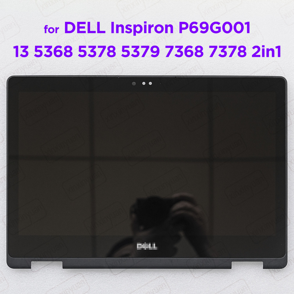 ใหม่ หน้าจอสัมผัส LCD 13.3 นิ้ว สําหรับ DELL Inspiron 13 5368 5378 5379 7368 7378 P69G P69G001 Bezel