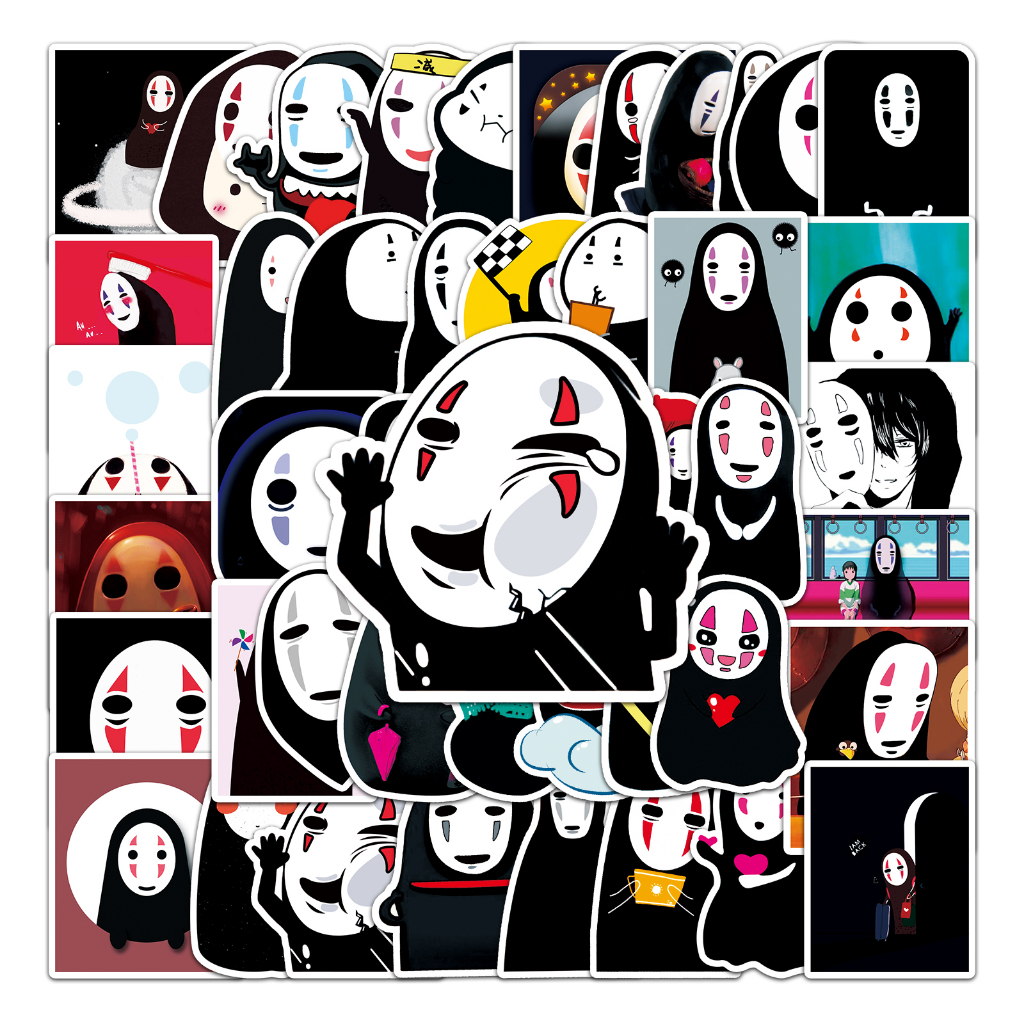50 ชิ้นตลกไม่มี Face Man สติกเกอร์กันน้ํา DIY สําหรับโทรศัพท์แล็ปท็อปรถสติกเกอร์ Creative Home Decal