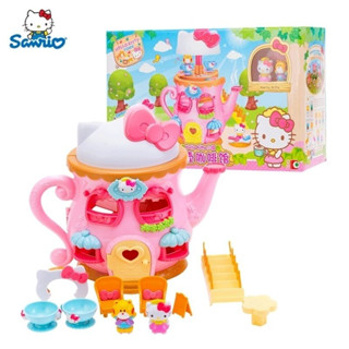 บ้านตุ๊กตา Hello Kitty Town Teapot Cafe 50110