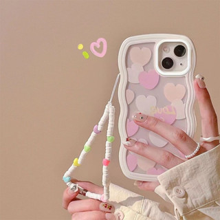 เคสโทรศัพท์มือถือ ลายหัวใจ สีชมพู สําหรับ iPhone 7 8plus x xr xsmax 11 pro max 12 12promax 13 14pro 14plus 14promax