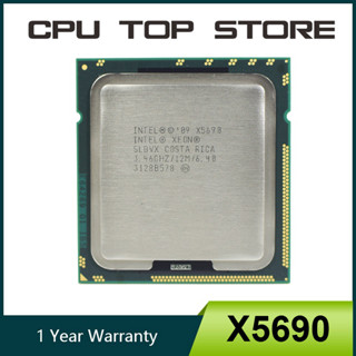 โปรเซสเซอร์ CPU Intel Xeon X5690 LGA 1366 3.46GHz 6.4GT/s 12MB 6 Core 1333MHz SLBVX