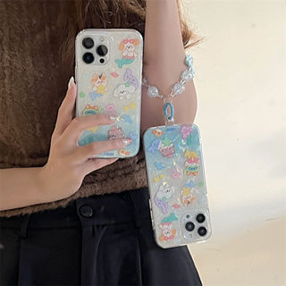 เคสโทรศัพท์มือถือ TPU แบบนิ่ม สองด้าน สําหรับ iphone 14 Pro Max 13 Pro Max 12 Pro Max