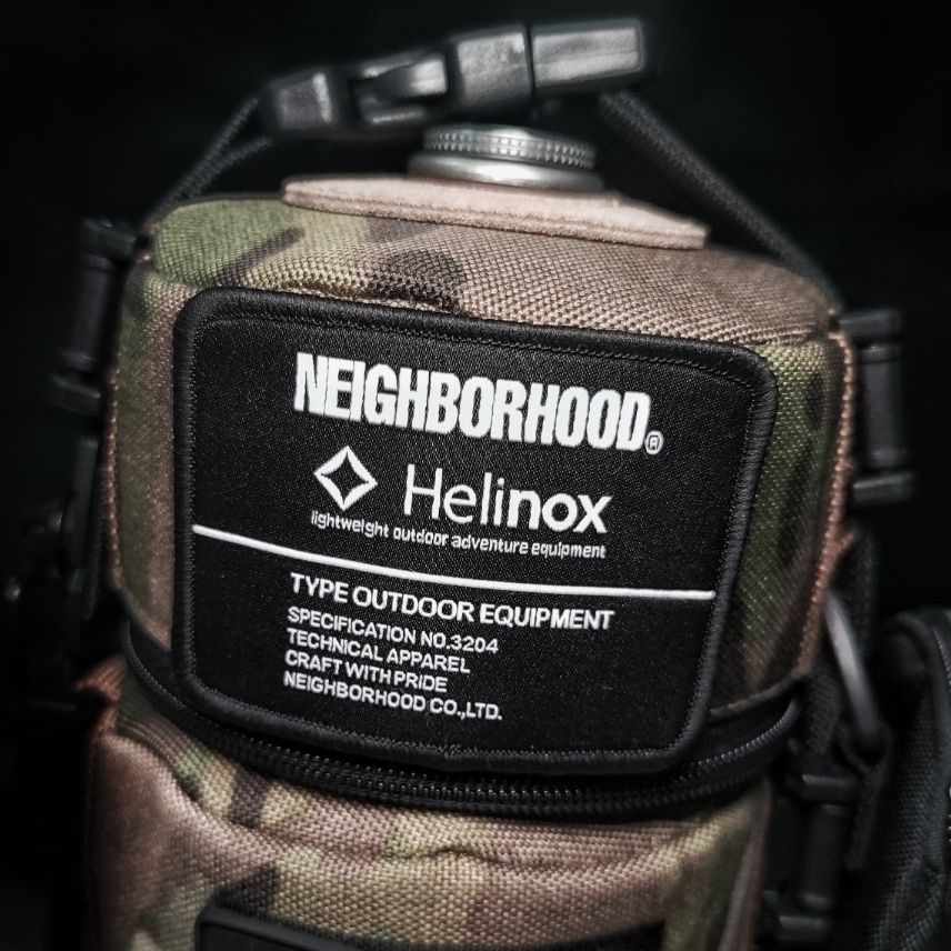 Helinox อุปกรณ์เสริม ป้ายชื่อ Velcro NBHD สีดํา สําหรับตั้งแคมป์กลางแจ้ง