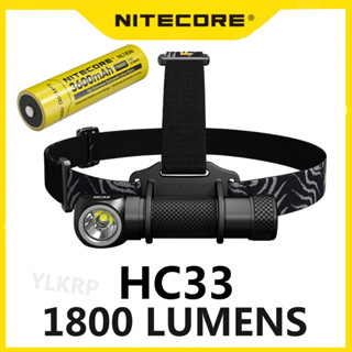 Nitecore HC33 1800 lumens ไฟหน้า รูปตัว L อเนกประสงค์ แบบพกพา