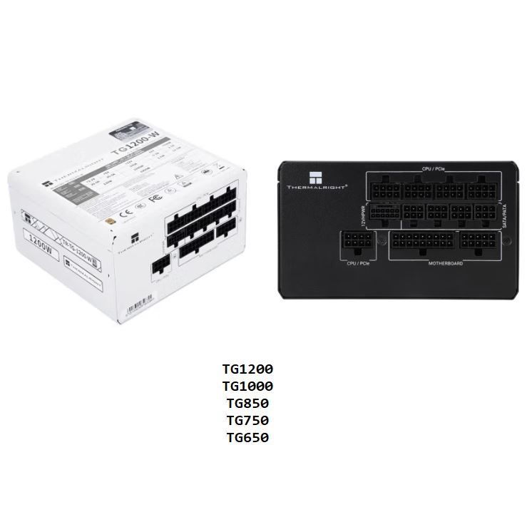 Thermalright modular PSU 1650W/1350W/1200W/1000W/850W/750W/650W TG series GOLD แหล่งจ่ายไฟสําหรับ PC