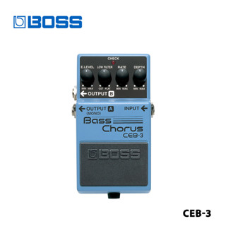 Boss CEB-3 แป้นเหยียบคอร์รัสเบส ขนาดกะทัดรัด ออกแบบมาเป็นพิเศษ สําหรับกีตาร์เบส