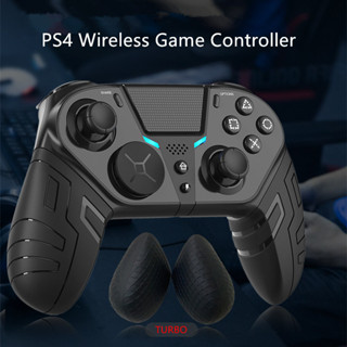 เกมแพดไร้สาย สําหรับ PS4 Elite Slim Pro Dualshock 4 Controller พร้อมปุ่มย้อนกลับตั้งโปรแกรมได้ รองรับเทอร์โบ