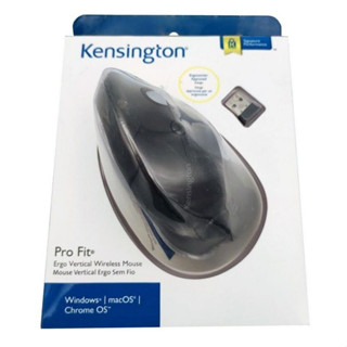 Kensington K75501WW Pro Fit Ergo เมาส์ไร้สาย แนวตั้ง (สีดํา)