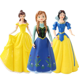 โมเดลฟิกเกอร์ PVC รูปกระปุกออมสิน Disney Princess Bella Anna Piggy ขนาด 25 ซม. เหมาะกับของขวัญวันเกิด ของเล่นสําหรับเด็ก