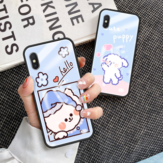 สําหรับ Xiaomi Mi 8 Pro เคส เคสโทรศัพท์ Xiaomi Mi 8 Pro กเคสระจกนิรภัย เคสนิ่ม TPU ขอบป้องกัน แข็ง กันกระแทก แฟชั่น เคสด้านหลัง