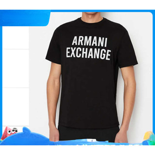 Armani เสื้อยืดลําลอง แขนสั้น คอกลม สําหรับผู้ชาย และผู้หญิง 3LZTFA ZJH4Z